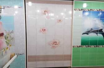 Монтаж листовых панелей в ванной комнате, фото, примеры