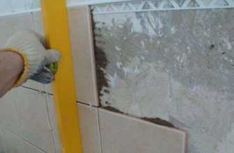 Ровняем стены под плитку в ванной комнате